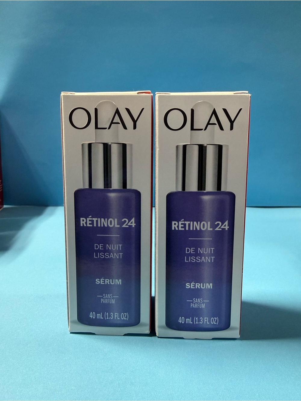 OLAY Retinol 24 Night Serum - Deep Purple Bottle Duo